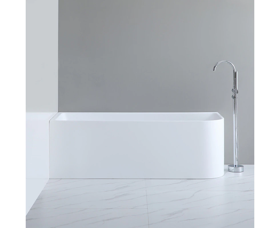 1700*730*500mm White Left Corner Back to Wall Bathtub