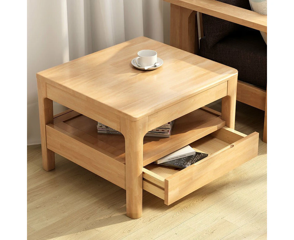 Cindy Signature Solid Wood Coffee Table - One Drawer