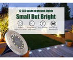 16pk 12 LED Solar Lights Garden Outdoor (Sydney Stock) Inground Lights Waterproof Stainless Steel Buried Pathway Lights