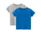 Kid's T Shirt / Girls Shirt / Boys Tops / Short Sleeve Basic Tee (Pack of 2)