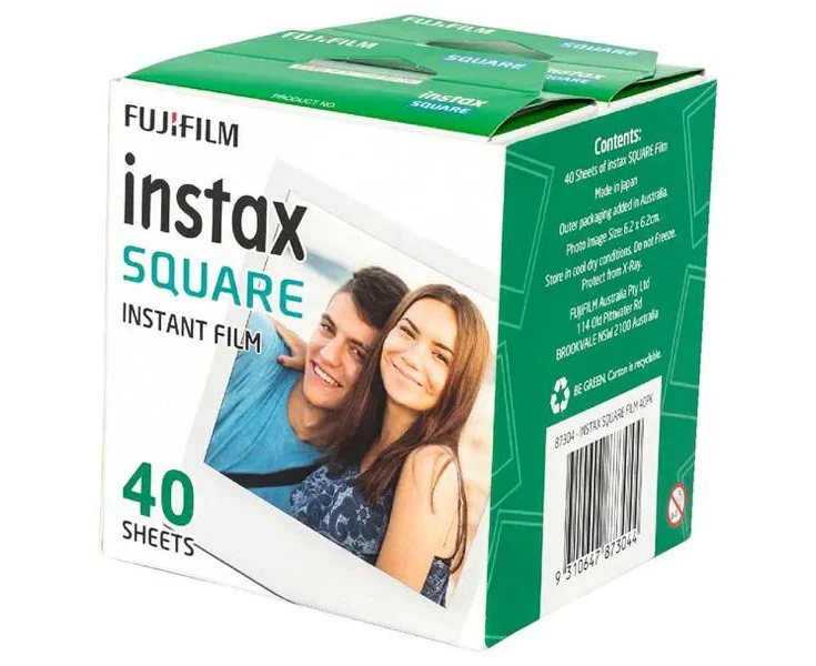 Fujifilm Instax Square Instant Film - 40 Sheets