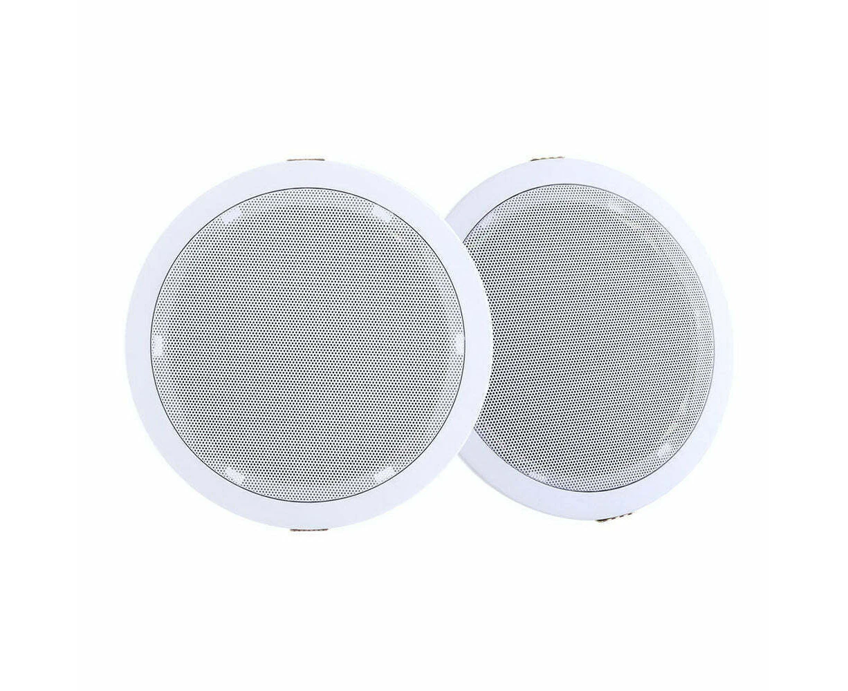 2 X 6" in Ceiling Speakers Home 80W Speaker Theatre Stereo Outdoor Multi Room