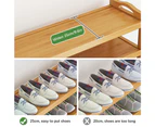 3 Tiers Layers Bamboo Shoe Rack Storage Organizer Wooden Shelf Stand Shelves