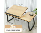 Foldable Laptop Stand Desk Table Tray Bed Study Portable Adjustable
