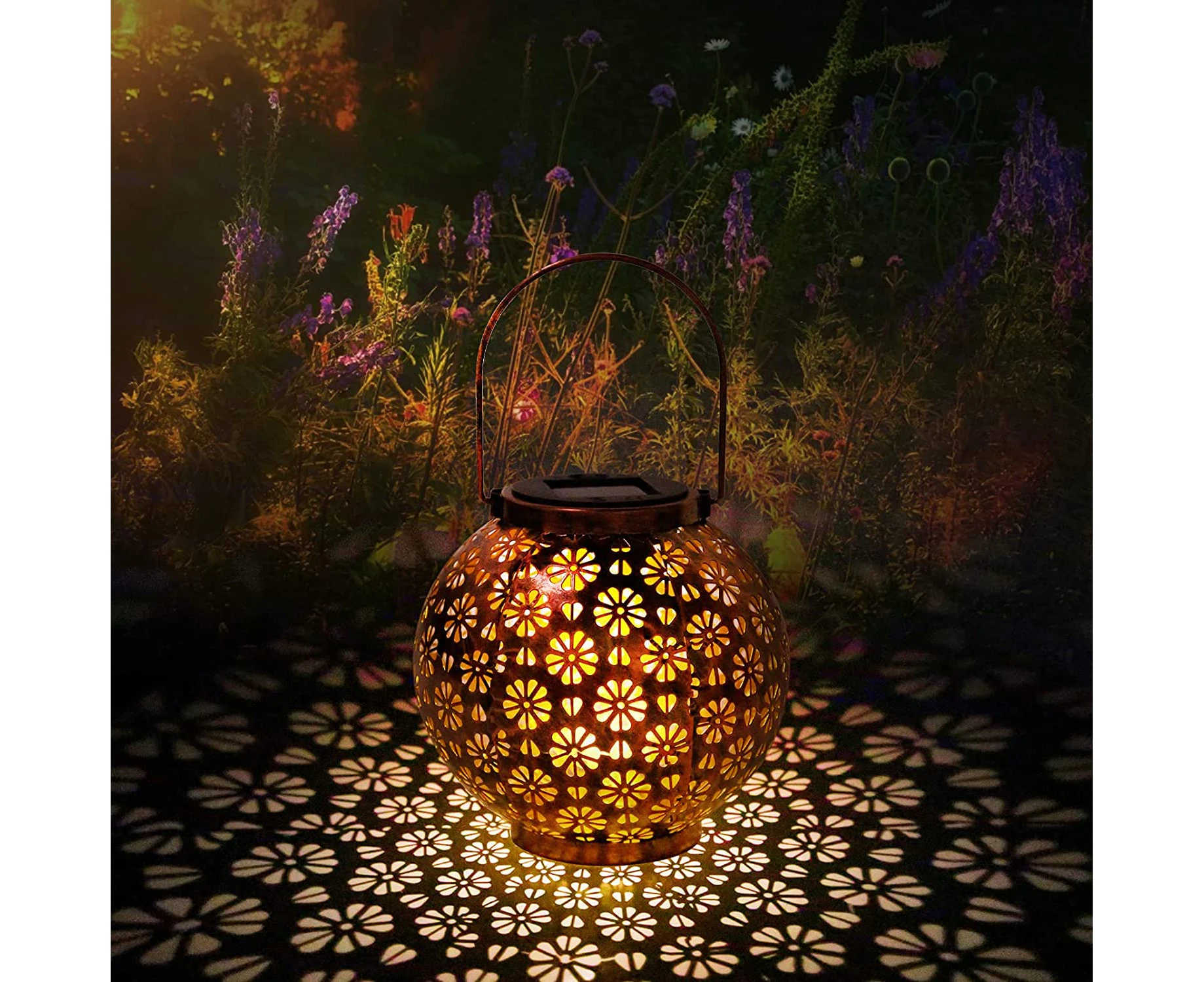 LED Solar Lantern  A special lantern  your outdoor area path. Solar light lanterns  indoors and outdoors$Solar Lantern  Outdoor LED Garden-White