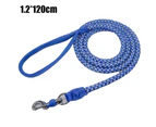 Dog Leash,Heavy Duty Dog Training Leash with Comfortable Padded Handle and Highly Reflective Threads,Nylon Dog Leash for Dogs 1.2*120cm,ST-7