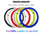 2/2.5 M Universal Mountain Bike Brake/Shift Cable Bicycle Gear Line Pipe Set - Red Brake Cable