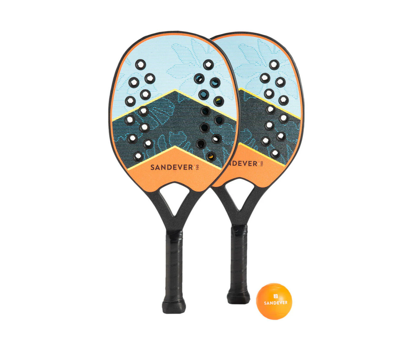 DECATHLON SANDEVER Beach Tennis Racquets Set - BTR 160