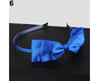 puluofuh Fashion Women Girl Big Bowknot Hair Hoop Headband Clip Accessory Xmas Gift-Royalblue