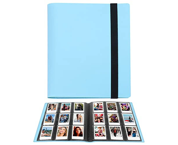 LIFEBEA 432 Pockets Photo Album for Fuji Instax Mini 7 8 9 11 25 70 90 Link Instant Film-Blue