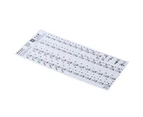 Transparent 61 Key Electronic Keyboard Stickers 88 Key Piano Stave Note Sticker