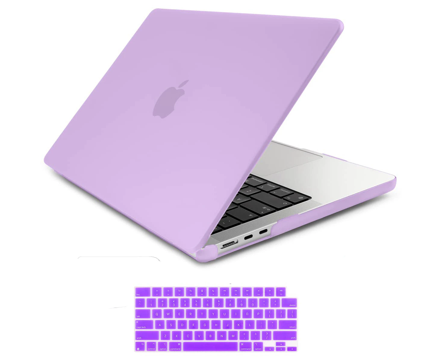 2023 2022 MacBook Air 13 inch case M2 Model A2681 Hard Shell Case Keyboard Cover Purple