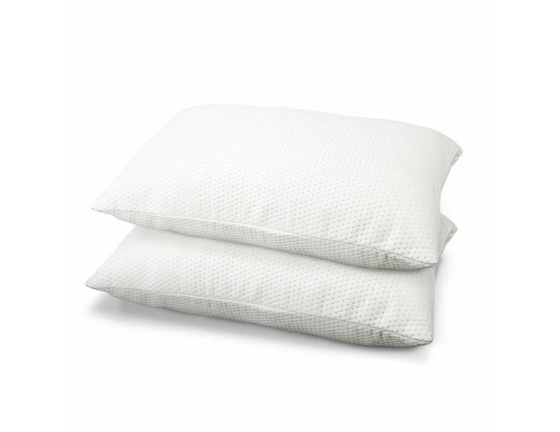 Bedding Visco Elastic Memory Foam Pillows - Set of 2