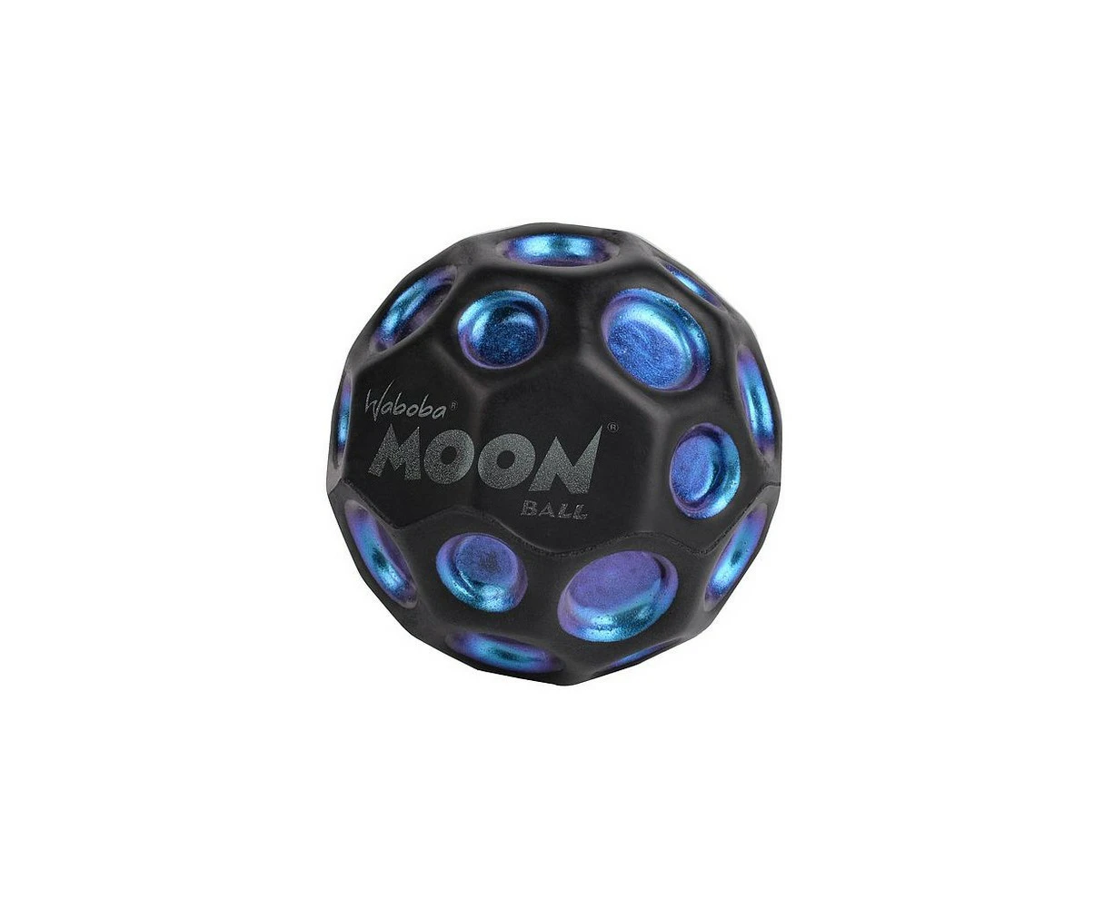 Waboba Dark Side Of Moon Bouncy Ball (Black/Blue) - RD2654