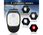 2 Pack Outdoor Night Clip Running Light Usb Rechargeable Small Light Running Equipment