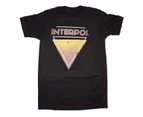 Interpol T Shirt Interpol Triangle T-Shirt - Black