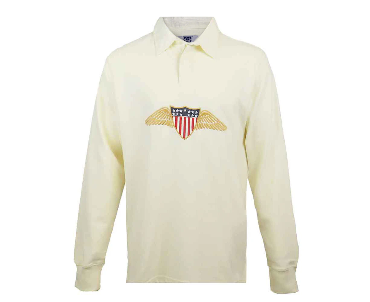 Vintage USA Rugby Shirt Classic Rugby Union - Beige