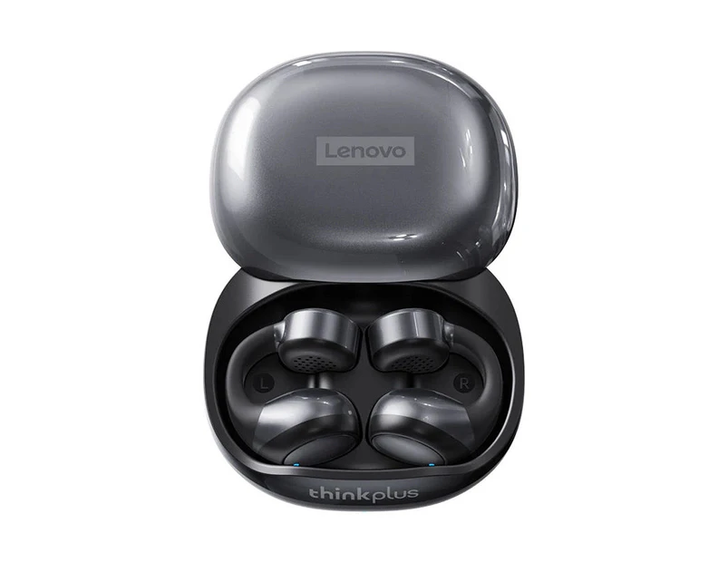 Lenovo X20 TWS Openness Earphone bluetooth V5.2 13mm Dymanic HiFi Stereo 350mAh Battery Waterproof HD Calls Sports Headset -Black Grey