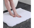 Carpet,Thicken 50*80 Modern Silk Wool Rugbeige 31" X 19"Soft Shaggy Bath Mat Non-Slip Rubber Bath Rug Luxury Microfiber