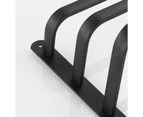 Bathroom Towel Rack Black Wall Mounted Towel Rails For Shower Kitchen Waterproof Door Rods With Double Hooks