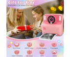 Instant Print Camera for Kids Christmas Birthday Girls Boys Age 3-12 Kids Zero Ink Print Photo Toy Instant Cameras 2.4 inch Screen with 32GB Card