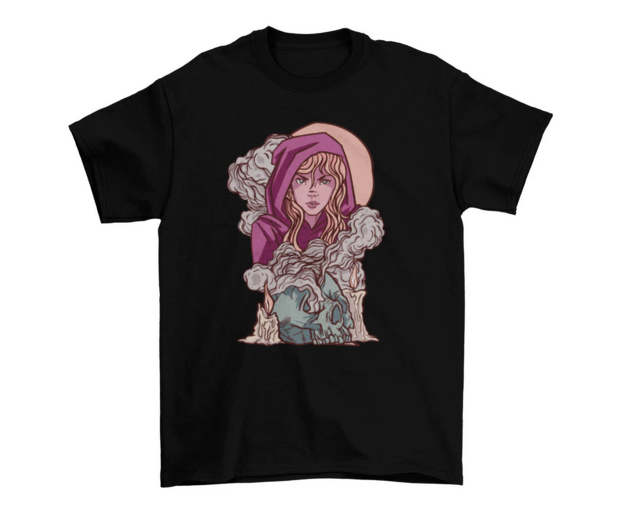 Fantasy Witch Girl T-Shirt - Clear