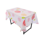 130X180Cm Pvc Table Cloth Cover Square Waterproof Oil Proof Dining Tablecloth Home 3#