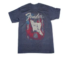 Fender T Shirt Fender Flag Guitar T-Shirt - Black