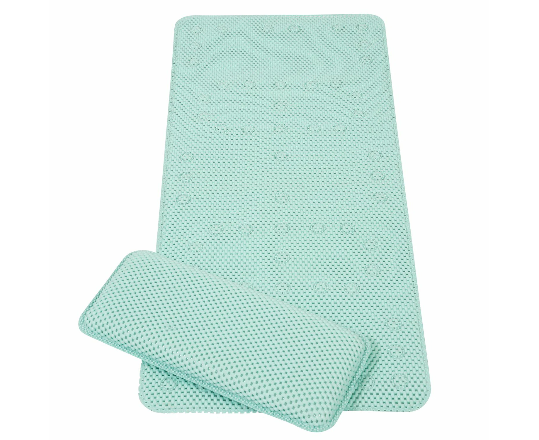 Bath Mat & Kneeling Cushion - Blue (AntiBac Treated)