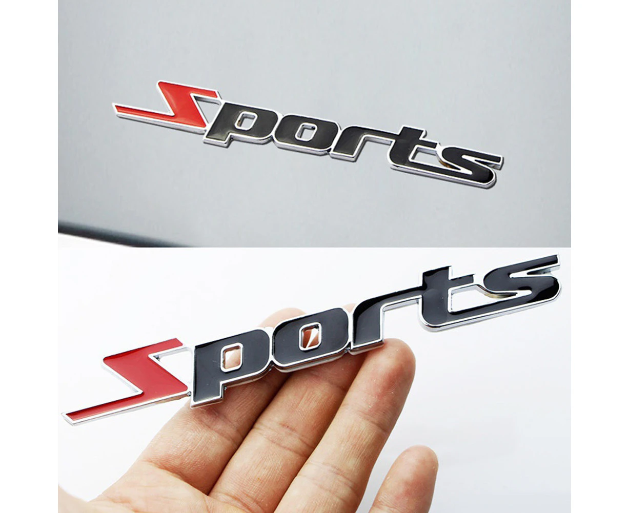 Fashion 3D Metal Sport Logo Car Truck Decor Pattern Badge Universal Sticker