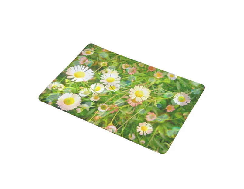 Flower Rose Cactus Plant Non-slip Door Mat Floor Carpet Rug Bathroom Pad Decor - 1