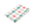 Rectangle Tablecloth Cotton Linen Table Wipe Clean Cover (Pink 140 * 180Cm / 55 * 71Inch )