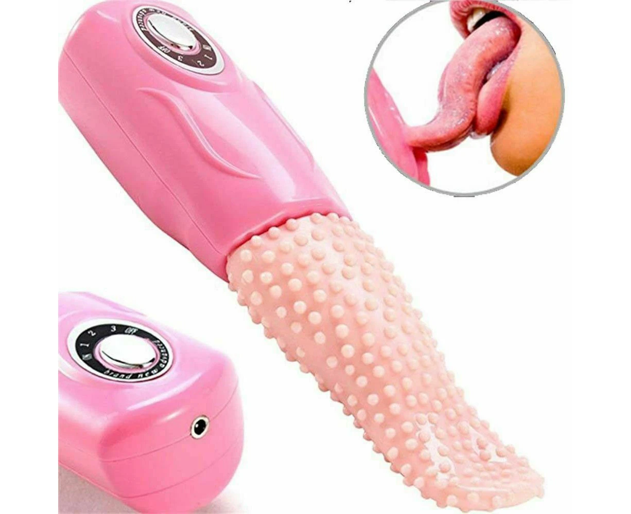 Lick Tongue Vibrator Bullet Egg Vibe Clitoral Vibrating Oral Sex Toy For Women