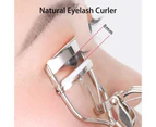 Eyelash Clip Fitted Eye Shape Long Lasting Curl 90-degree Angle Curved Durable Hold Spot Makeup Tools Eyelash Curler for Salon-Yellow