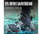 Wearresistant Nonslip Antismash Antipuncture Indestructible Men'S Work Shoes Safety Shoes black