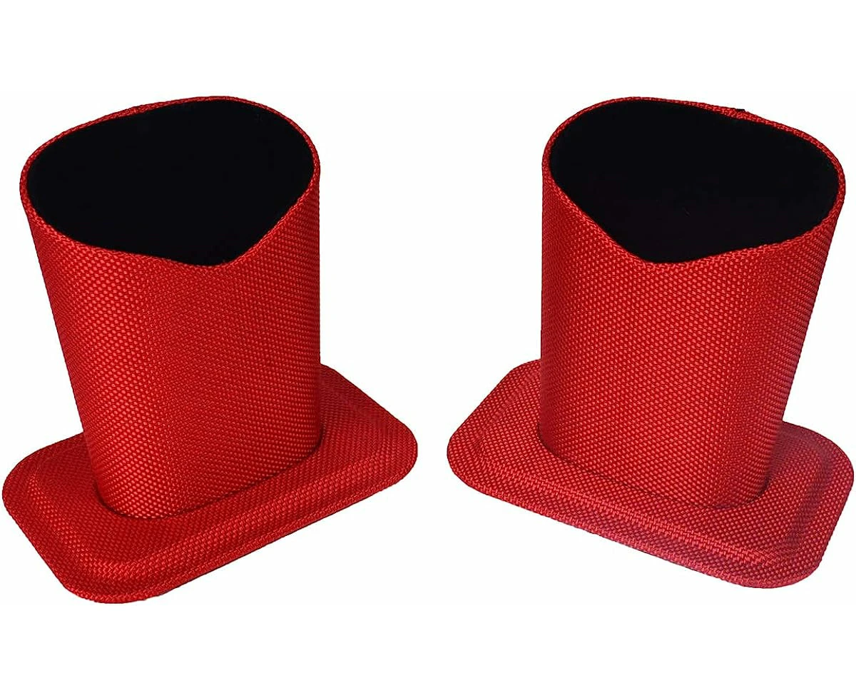 Pack of 2 Eyeglasses Holder Stand Protective Glasses Holder For Desks Or Nightstands,Red