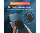 Magnetic Wireless Charger Compatible with Ios and Android 15w Qi Certified Fast Wireless Charging Pad Mag-safe Charger black