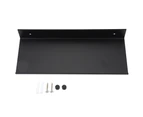 Black Bathroom Single Layer Space Aluminum Matte Rack Shelve (#30Cm)