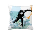 Winter Sport Speed Skating Male Athletes Throw Pillow Sleeping Sofa Cushion Cover