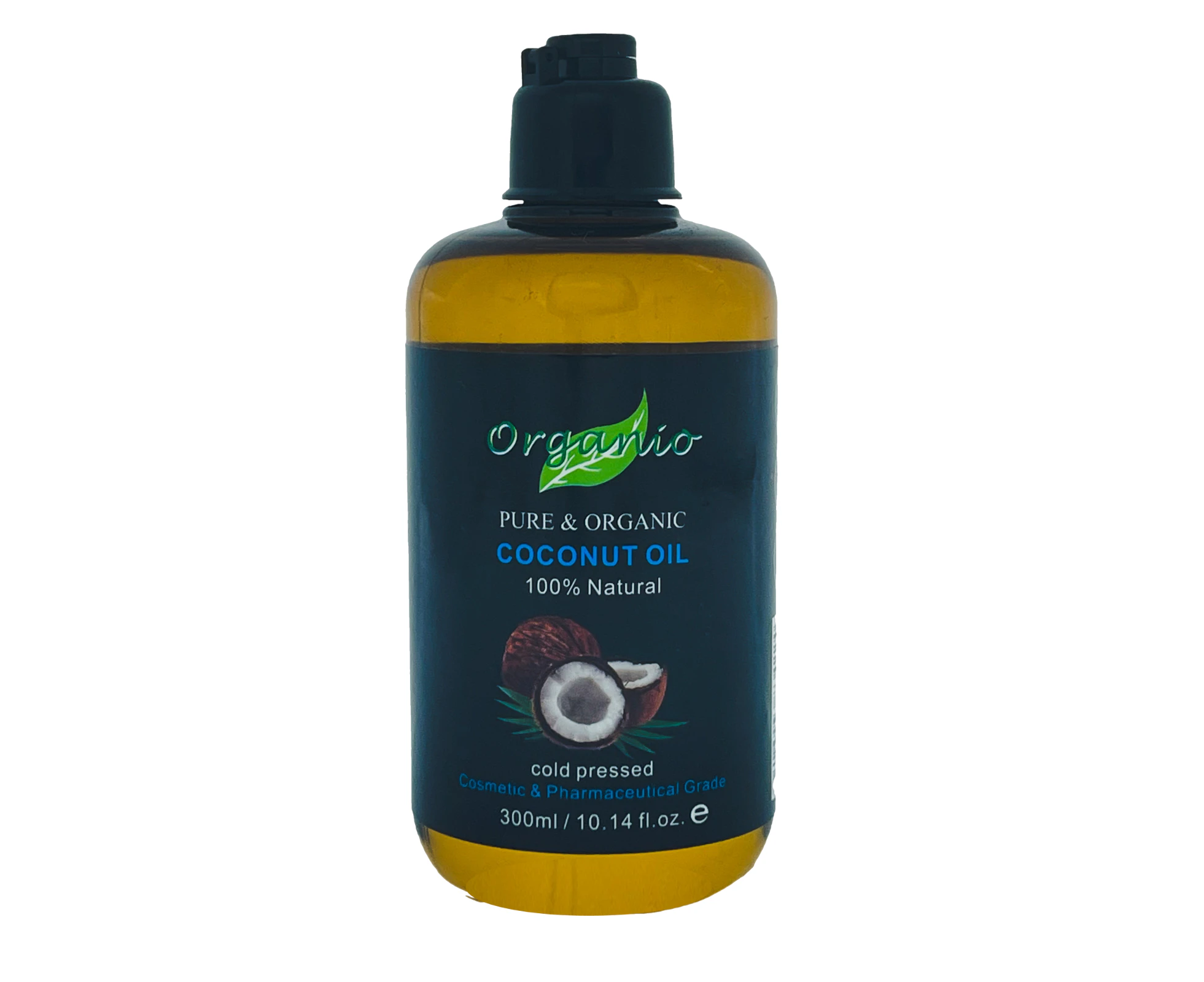 ORGANIC FRACTIONATED COCONUT OIL - Unscented (Odourless), 100% PURE, NATURAL - 300ml, Without Pump