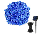 Toscano Solar Christmas Lights 72ft 200 LED 8 Modes Solar String Lights Waterproof-Blue