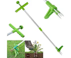 Standing Plant Root Remover Weed Puller Tool With Claws Picker 39"