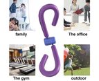 Butt, Leg, Arm Toner/Leg Exerciser Home Gym Equipment Best for Slimming Training Thin Thigh - Purple