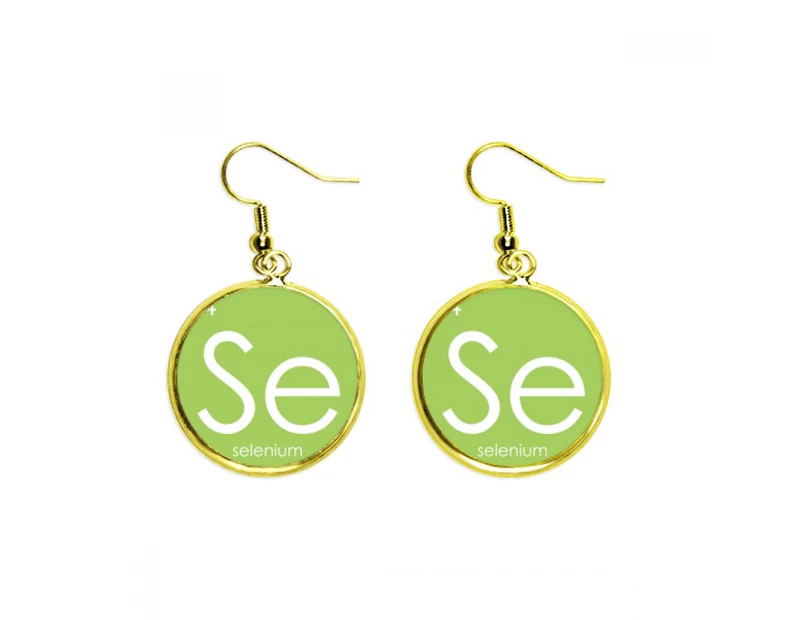 chestry elements period table chalcogens element selenium se ear dangle en drop earring jewelry woman