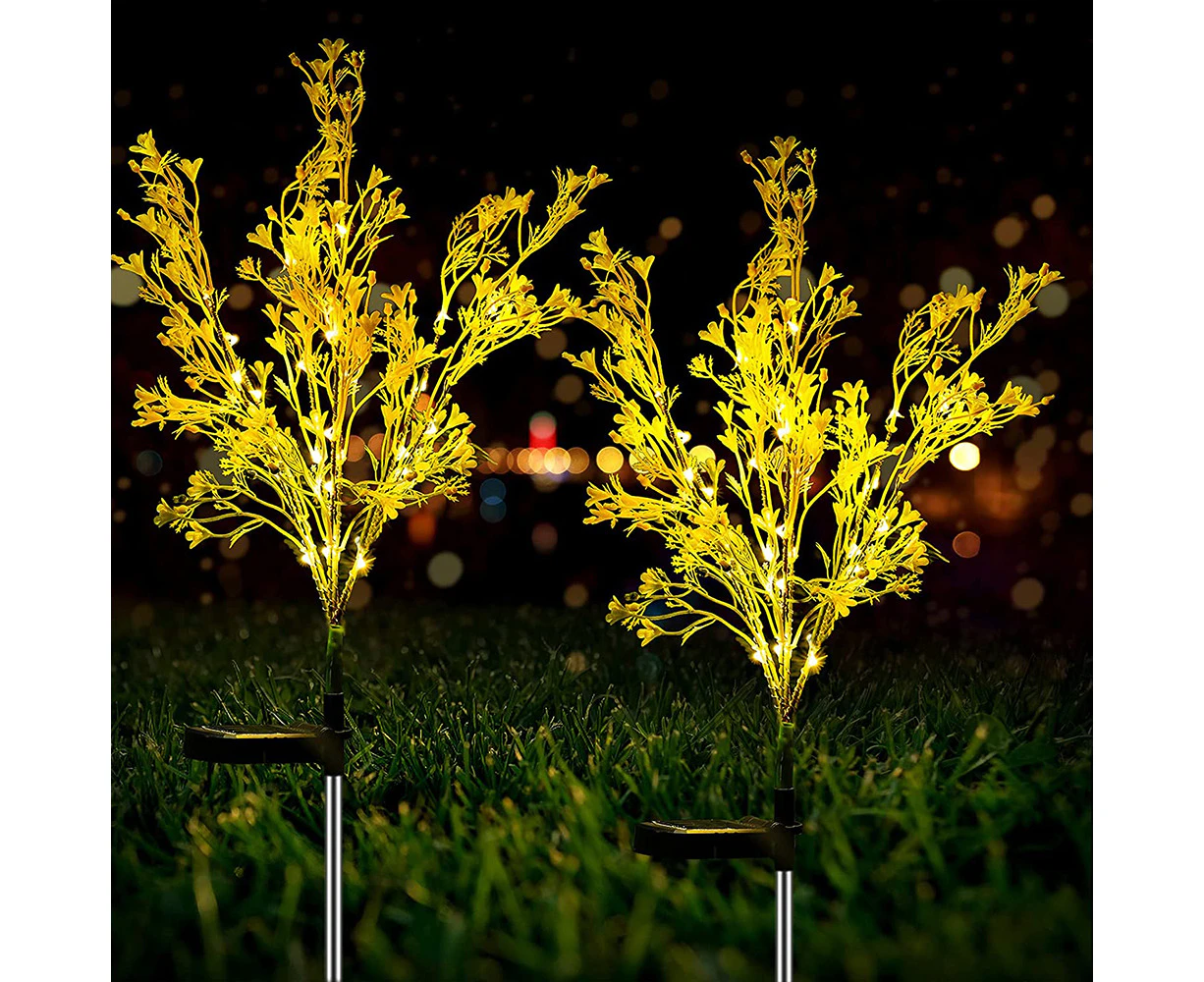 Solar Garden Lights Outdoor Decorative, Solar Flowers Lights Dusk To Dawn, Waterproof Ip65,Solar Powered Flower Lights For Patio,Garden,Yard, Lawn, Pathway