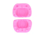 Silicone Mold Cartoon Pumpkin Shaped Food Grade Mold Diy Baking Tools For Pudding Ice Cream Cake Hand‑Made Soappink