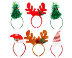 Santa Hat Decorative Hairbands Creative Antler Headbands Lovely Hair