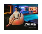 Inflatable Seat Sofa Led Light Chair Outdoor Lounge Cruiser