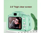 Centaurus Mini Children LCD 2inch High Clarity Digital Camera Video Photo Recorder Kids Toy Gift-Green Regular Version*