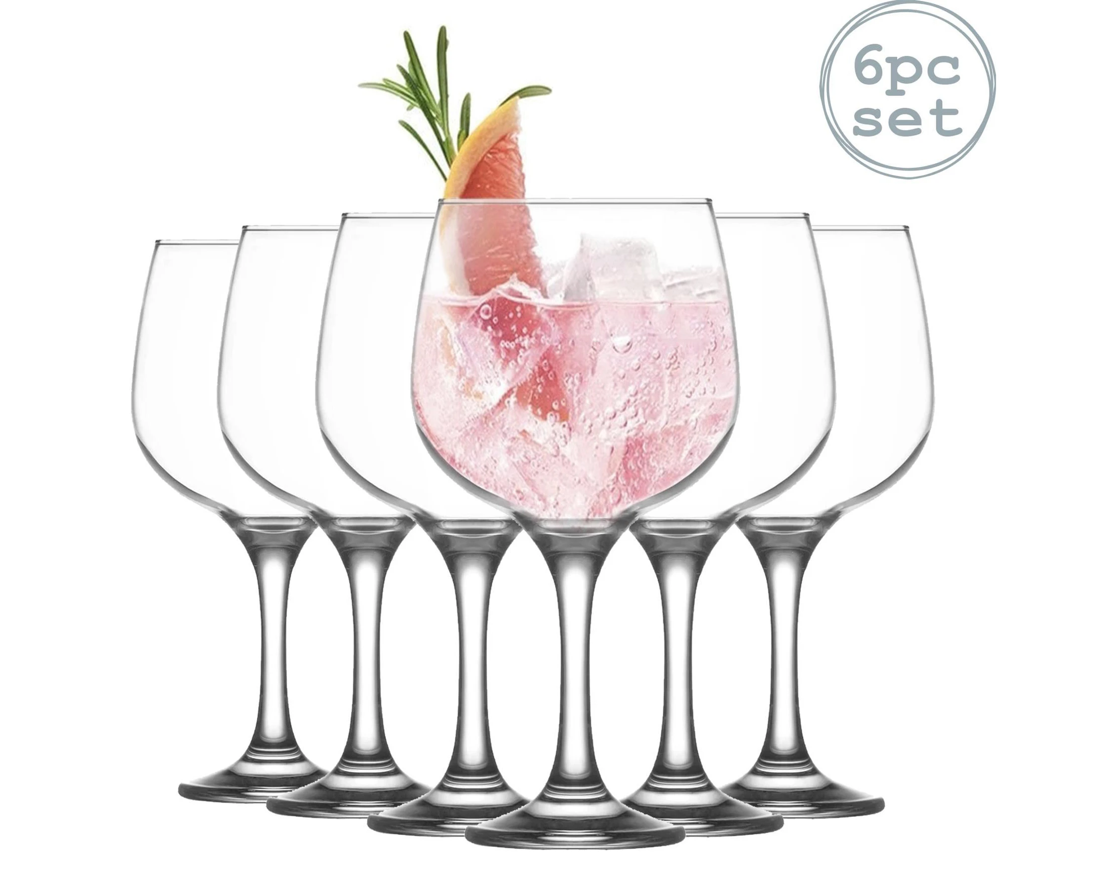 LAV Combinato Gin and Tonic Balloon Glass - 730ml - Pack of 6 Gin & Tonic Copa Goblets